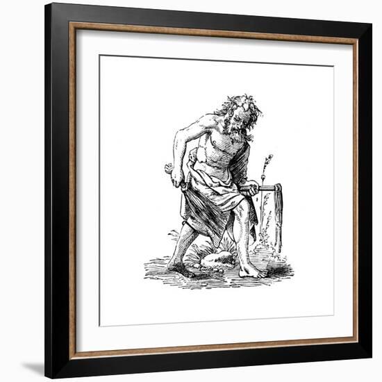 Flagellant, 16th Century-Jost Amman-Framed Giclee Print