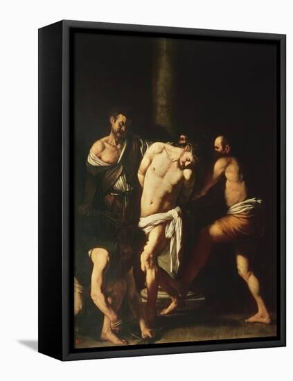 Flagellation, 1607-Caravaggio-Framed Premier Image Canvas