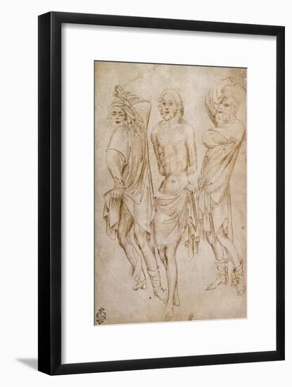 Flagellation of Christ, by Stefano Da Verona-null-Framed Giclee Print