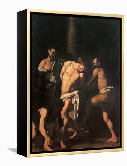 Flagellation of Christ-Caravaggio-Framed Premier Image Canvas