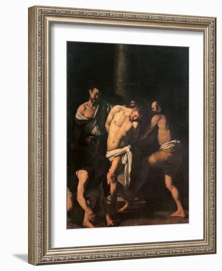 Flagellation of Christ-Caravaggio-Framed Giclee Print