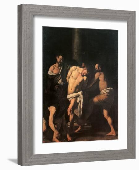 Flagellation of Christ-Caravaggio-Framed Giclee Print