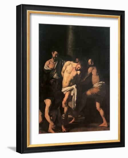 Flagellation of Christ-Caravaggio-Framed Giclee Print