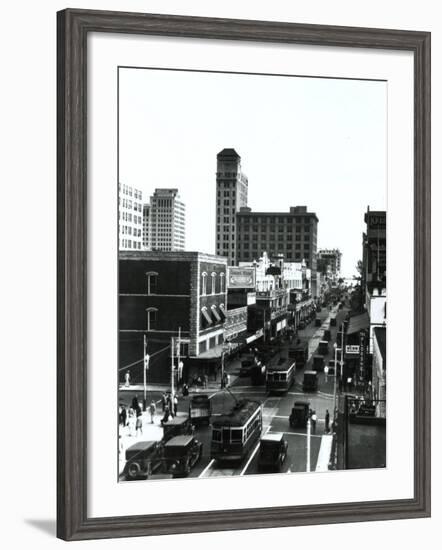 Flagler Street, Miami, 1922-null-Framed Photographic Print