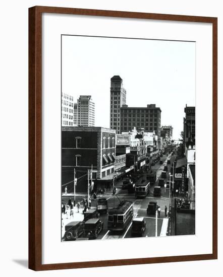 Flagler Street, Miami, 1922-null-Framed Photographic Print