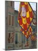 Flags and Lamps of the Chiocciola Contrada in the Via San Marco During the Palio, Siena, Italy-Ruth Tomlinson-Mounted Photographic Print