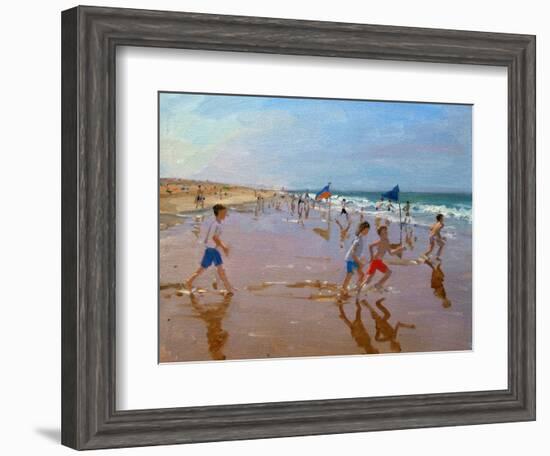 Flags and Reflections, Montalivet-Andrew Macara-Framed Giclee Print