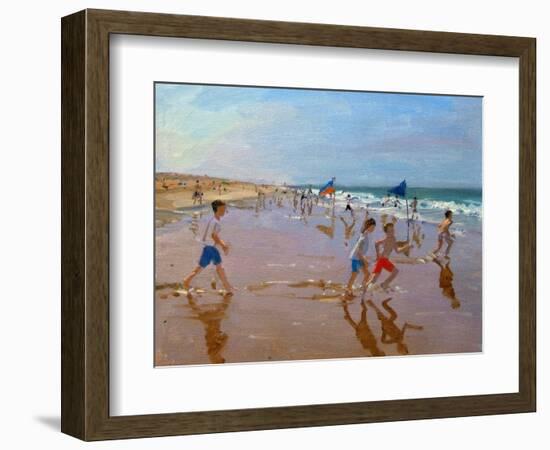 Flags and Reflections, Montalivet-Andrew Macara-Framed Giclee Print