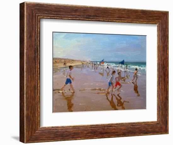 Flags and Reflections, Montalivet-Andrew Macara-Framed Giclee Print