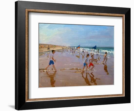 Flags and Reflections, Montalivet-Andrew Macara-Framed Giclee Print