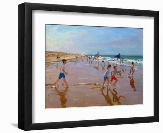 Flags and Reflections, Montalivet-Andrew Macara-Framed Giclee Print