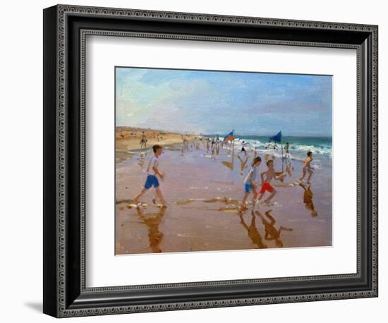 Flags and Reflections, Montalivet-Andrew Macara-Framed Giclee Print