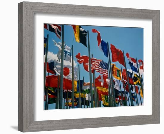 Flags of Different Countries-Philip Gendreau-Framed Photographic Print