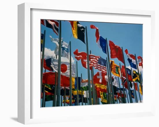 Flags of Different Countries-Philip Gendreau-Framed Photographic Print