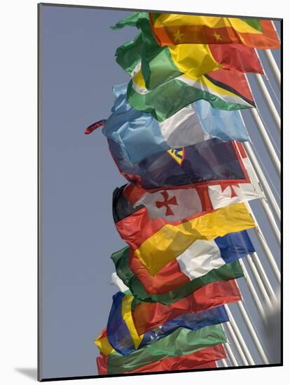 Flags of the Nation, Athens, Greece-Paul Sutton-Mounted Photographic Print