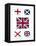 Flags of the United Kingdom, The Union Jack and Its Components-null-Framed Premier Image Canvas