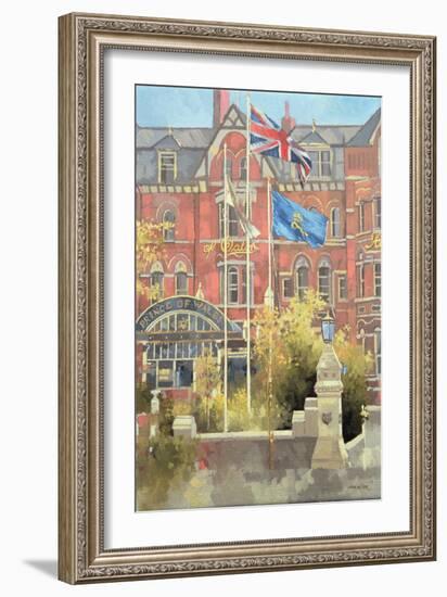 Flags Outside the Prince of Wales, Southport, 1991-Peter Miller-Framed Giclee Print