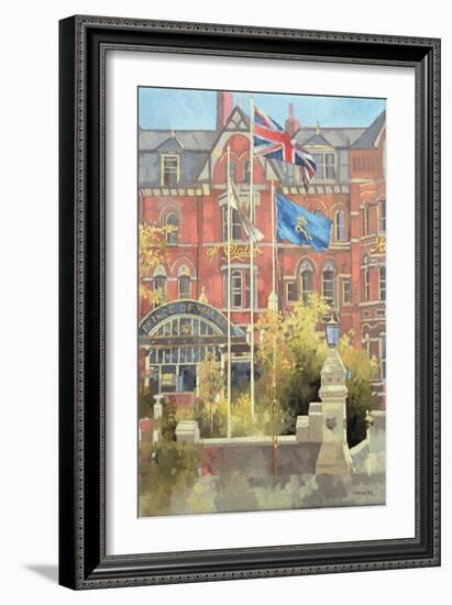 Flags Outside the Prince of Wales, Southport, 1991-Peter Miller-Framed Giclee Print