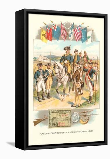 Flags, Uniforms and Arms of the Revolution-null-Framed Stretched Canvas