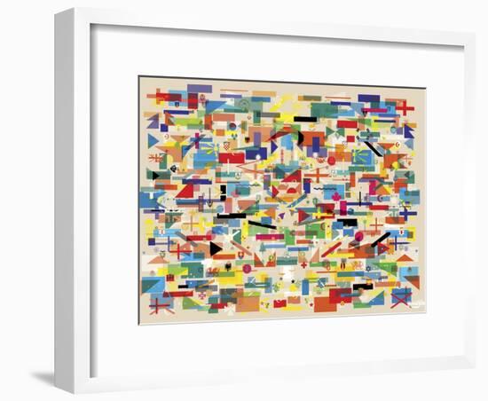 Flags-Yoni Alter-Framed Giclee Print