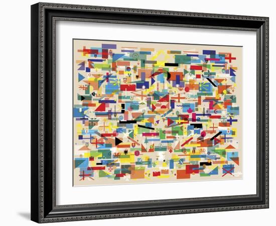 Flags-Yoni Alter-Framed Giclee Print