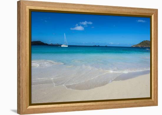 Flamand Beach, St. Barth (Saint Barthelemy), Lesser Antilles, West Indies, Caribbean, Central Ameri-Michael Runkel-Framed Premier Image Canvas