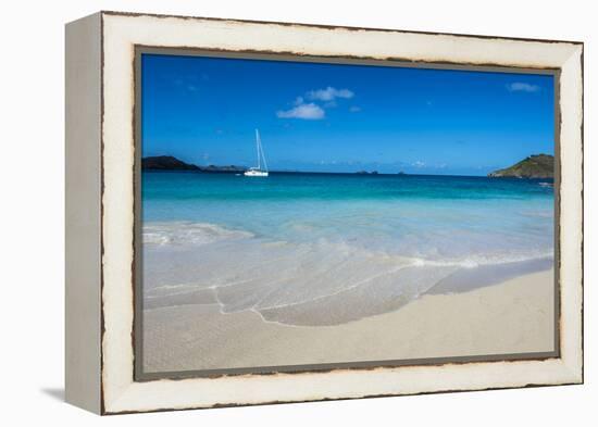 Flamand Beach, St. Barth (Saint Barthelemy), Lesser Antilles, West Indies, Caribbean, Central Ameri-Michael Runkel-Framed Premier Image Canvas