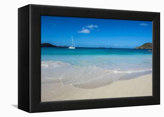 Flamand Beach, St. Barth (Saint Barthelemy), Lesser Antilles, West Indies, Caribbean, Central Ameri-Michael Runkel-Framed Premier Image Canvas