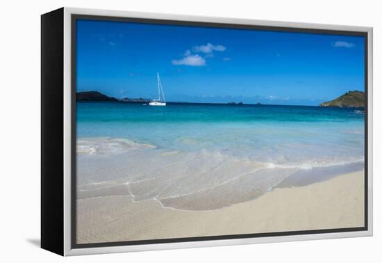 Flamand Beach, St. Barth (Saint Barthelemy), Lesser Antilles, West Indies, Caribbean, Central Ameri-Michael Runkel-Framed Premier Image Canvas