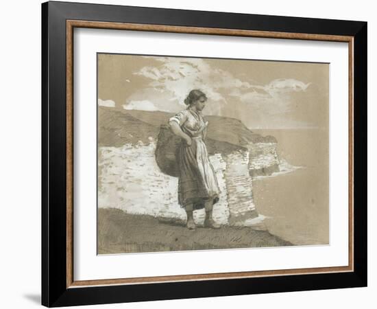 Flamborough Head, England, 1882-Winslow Homer-Framed Giclee Print