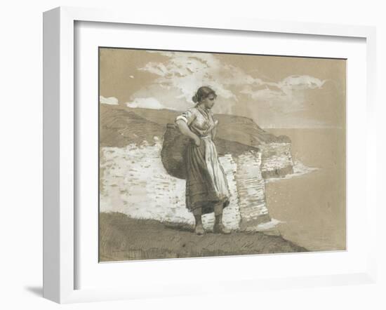 Flamborough Head, England, 1882-Winslow Homer-Framed Giclee Print