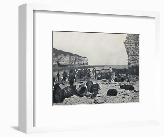 'Flamborough - The Fishermen at Work', 1895-Unknown-Framed Photographic Print