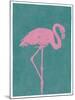 Flamboyant Flamingo-Clara Wells-Mounted Giclee Print