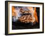 Flame Grilled Burgers on the Grill-Dean Sanderson-Framed Photographic Print
