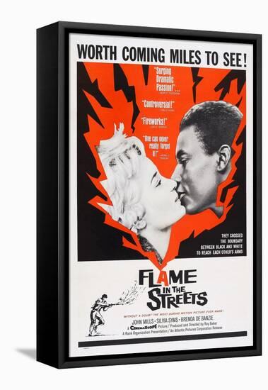 Flame in the Streets, Sylvia Syms, Johnny Sekka, 1961-null-Framed Stretched Canvas