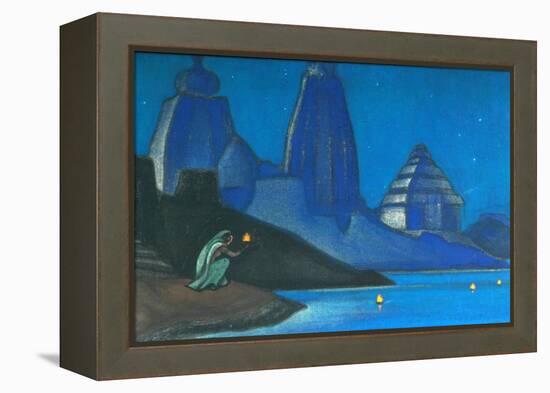 Flame of Happiness (Lights on the Gange), 1947-Nicholas Roerich-Framed Premier Image Canvas