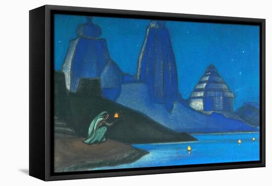 Flame of Happiness (Lights on the Gange), 1947-Nicholas Roerich-Framed Premier Image Canvas