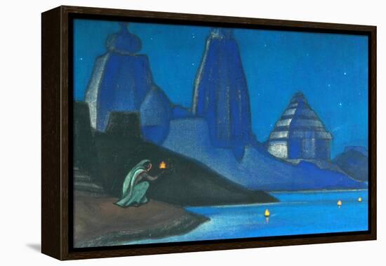 Flame of Happiness (Lights on the Gange), 1947-Nicholas Roerich-Framed Premier Image Canvas