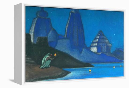 Flame of Happiness (Lights on the Gange), 1947-Nicholas Roerich-Framed Premier Image Canvas