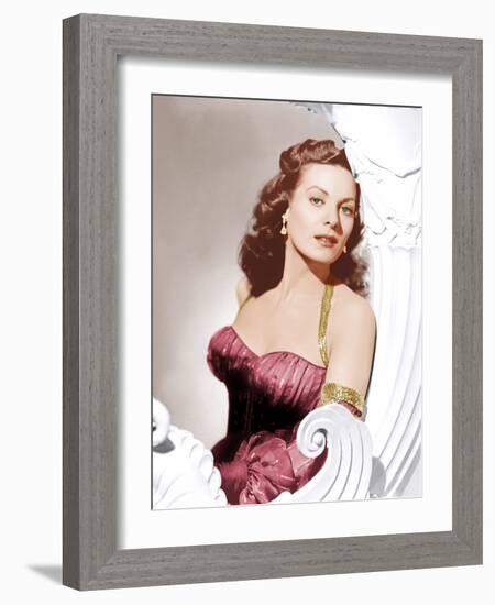 Flame of The Araby, Maureen O'Hara, 1951-null-Framed Photo