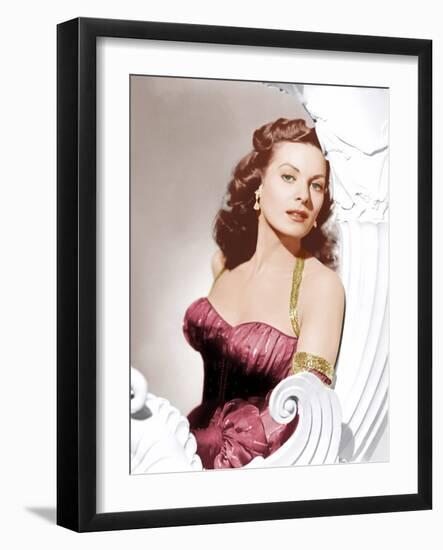 Flame of The Araby, Maureen O'Hara, 1951-null-Framed Photo