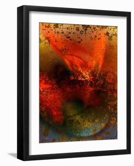 Flame-Jean-François Dupuis-Framed Art Print