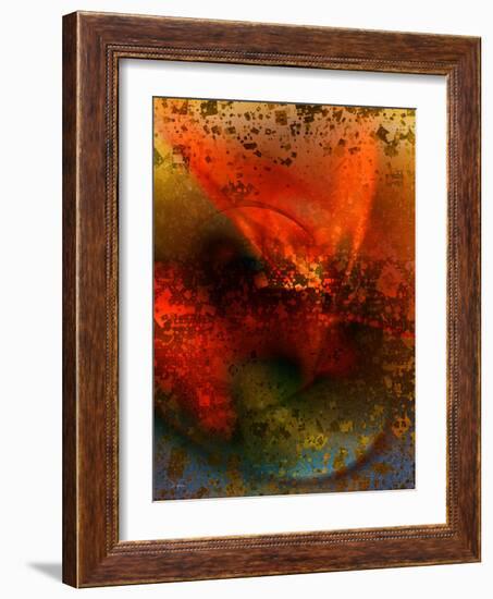 Flame-Jean-François Dupuis-Framed Art Print