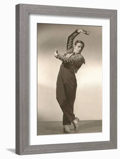 Flamecno Dancer-null-Framed Art Print