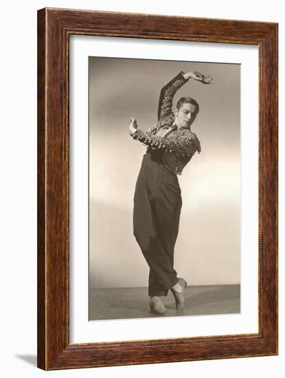 Flamecno Dancer-null-Framed Art Print