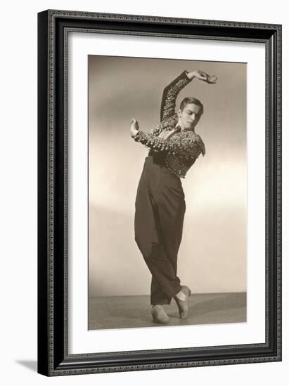 Flamecno Dancer-null-Framed Art Print