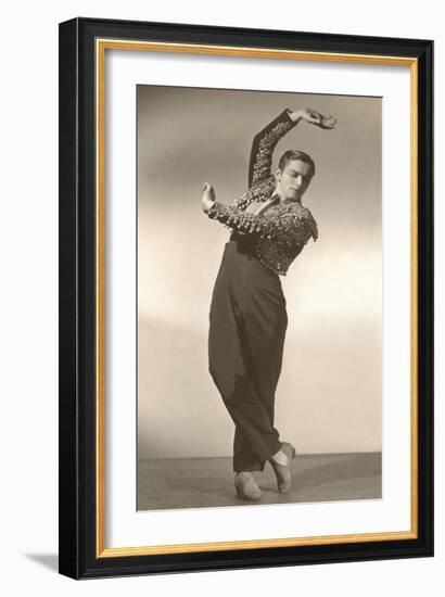 Flamecno Dancer-null-Framed Art Print