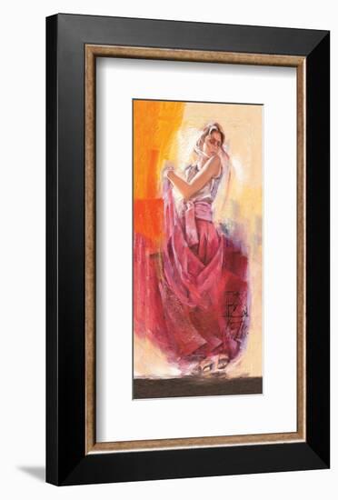 Flamenco Dance-Talantbek Chekirov-Framed Art Print