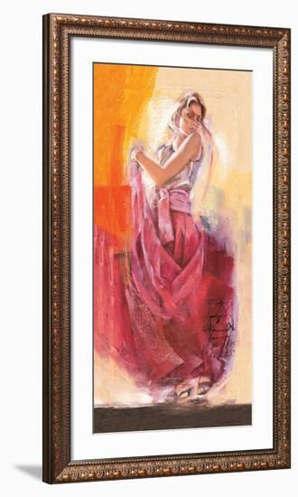 Flamenco Dance-Talantbek Chekirov-Framed Art Print