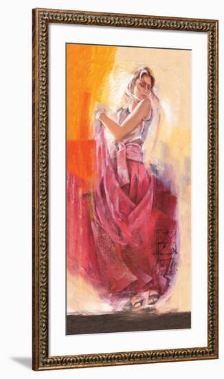 Flamenco Dance-Talantbek Chekirov-Framed Art Print